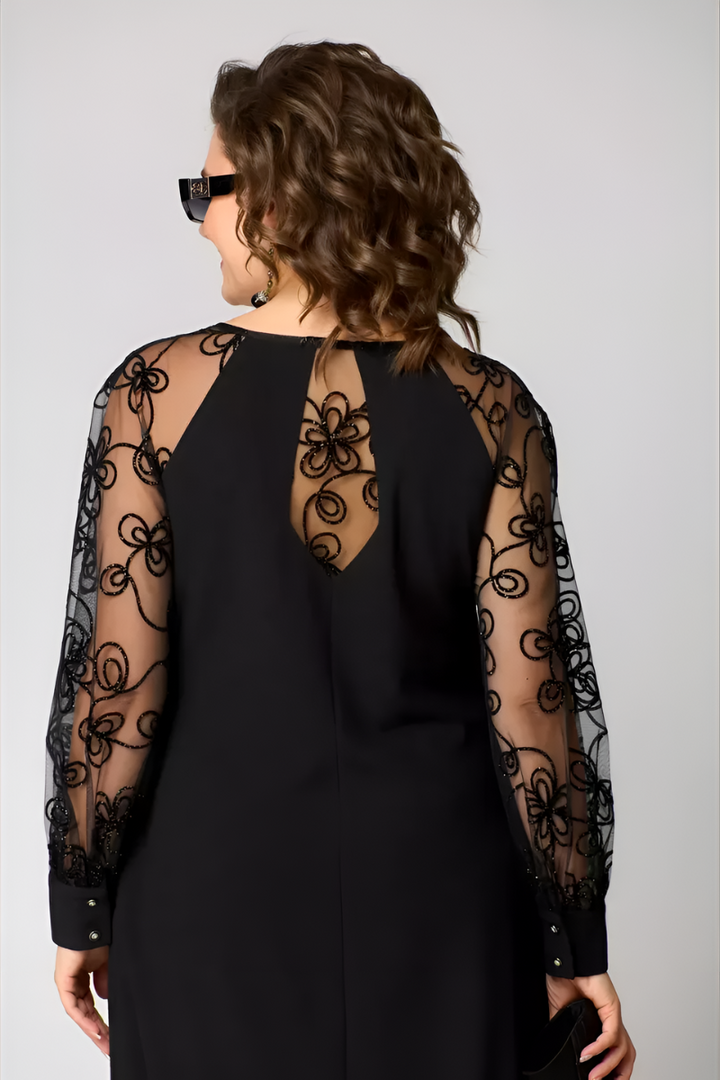 Amira | Chic Lace-Sleeve Dress