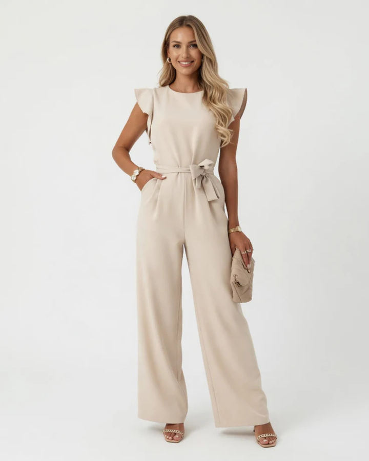 Nuria Jumpsuit with Adjustable Waist